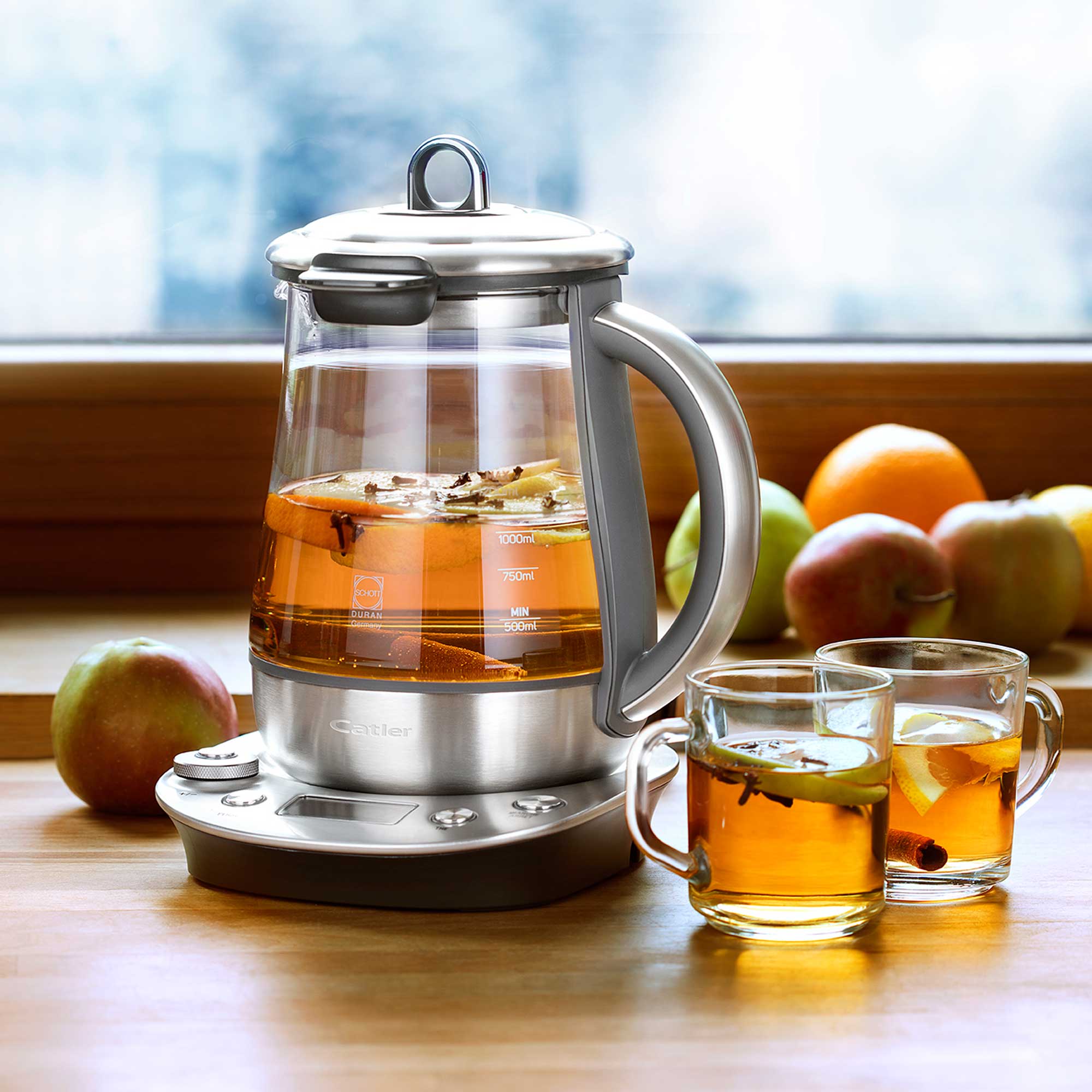 Tea típushoz beállítható vízhőmérséklet